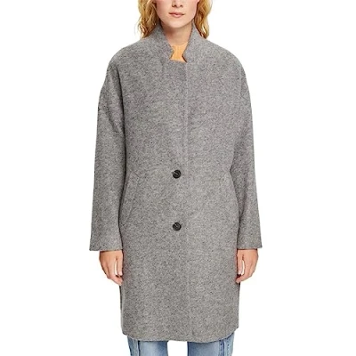 Image of ESPRIT Women&#039;s 082ee1g336 Jacket, 039/Medium Grey 5, M