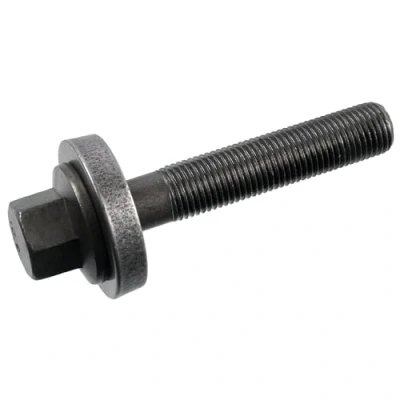 Image of 31330418 Pulley Bolt FEBI BILSTEIN 40756 frontal sided FORD: Focus 2, 2 Limousine, Kombi, VOLVO: V50