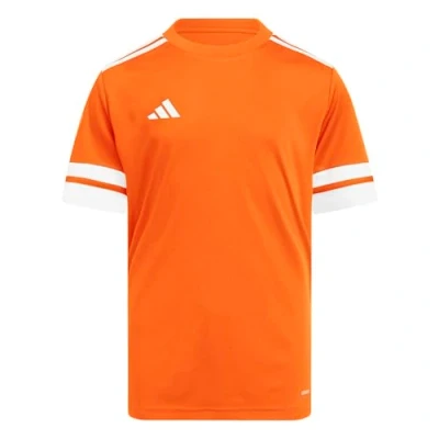 Image of adidas Unisex Kids SQUADRA25 Jersey Short Sleeve Kids, Team Orange/White, 11 12 Years