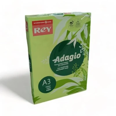 Image of Rey Adagio A3 80gsm (500 Sheets) Kiwi Paper for Laser, Copiers and Inkjet Printers 1 Ream