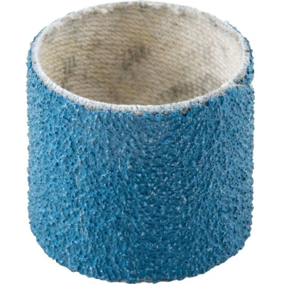 Image of 5x York Abrasives Gold 25X25MM Zirconium Spiral Bands P60