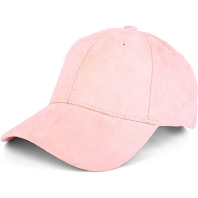 Image of styleBREAKER 6 Panel Cap in Suede Look, Baseball Cap, Adjustable, Unisex 04023049, Colour:Pink