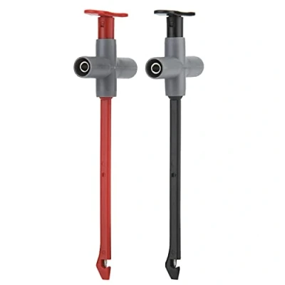 Image of 2Pcs P5010 Digital Multimeter Test Clips,4mm Lead Probe,Auto Puncture Probe Replaceable Repairing Clip,Power Wire Piercing Car Testing Tool