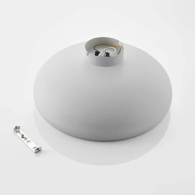 Image of Ceiling Light &#039;Gerwina&#039; dimmable (Modern) in White Made of Metal for e.g. Living Room &amp; Dining (1 Source, E27) from Lindby lamp, lamp