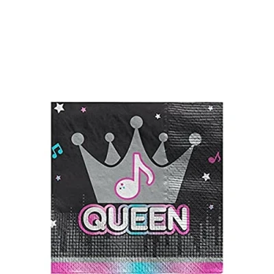 Image of Amscan 9913859 Internet Famous Kids Birthday Party Beverage Napkins 16 Pack