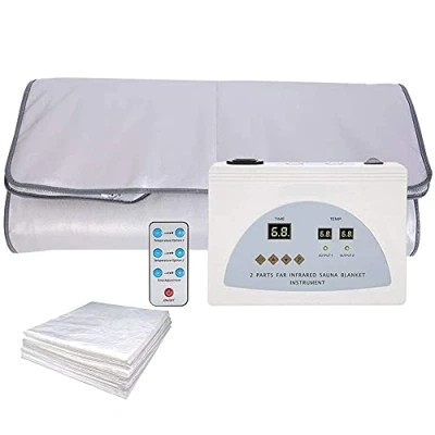 Image of XJZHANG Sauna Blanket and Bags, Far Infrared Heating Body Shape Detox Slimming Fitness Machine,Plastic Sheeting for Wrap 50pcs