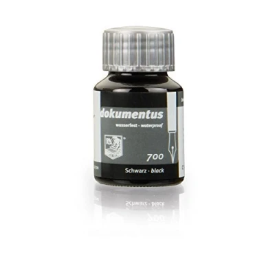 Image of Rohrer &amp; Klingner *Since 1892* dokumentus Black Document Ink, 50ml Bottle