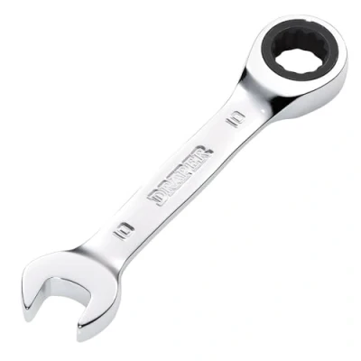 Image of Draper HI TORQ Metric Stubby Ratchet Combination Spanner, 10mm