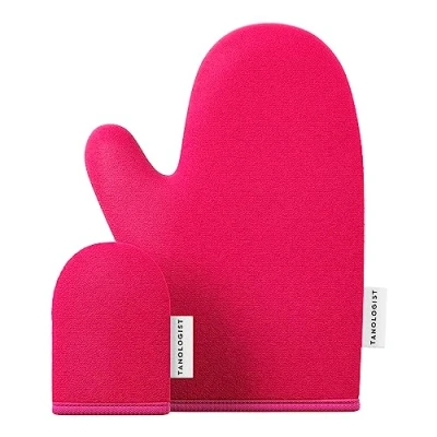 Image of Tanologist Self Tanning Face &amp; Body Mitt Duo Reusable and Machine Washable