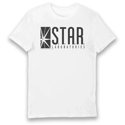 Image of DC Comics Star Labs The Flash T Shirt White