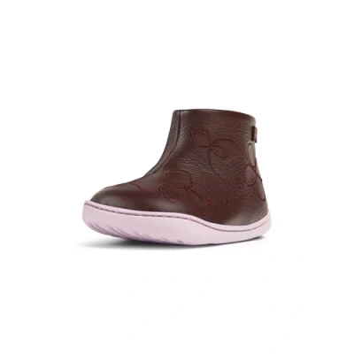 Image of Camper Classic ankle boots for kids, Size: 6K, Burgundy Leather