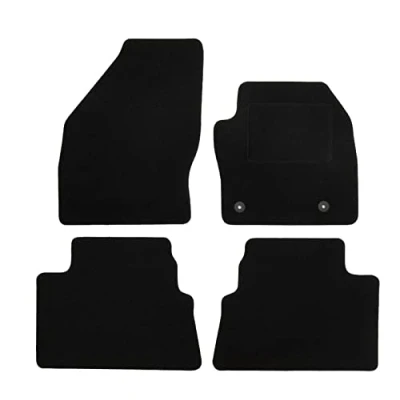 Image of Tailored Black floor Car Mats for Kuga mk1 2008 2012 4pcs