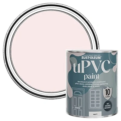 Image of Rust Oleum Pink uPVC Door and Window Paint in Matt Finish China Rose 750ml