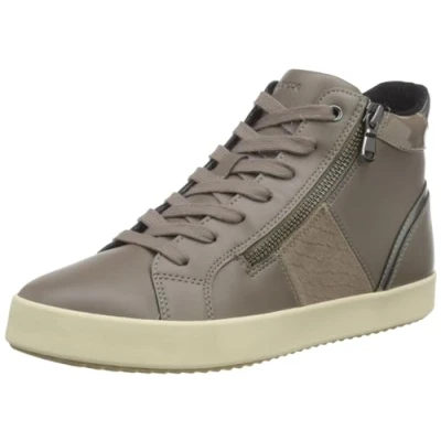 Image of Geox Women&#039;s D BLOMIEE Sneaker, DK Taupe, 3 UK