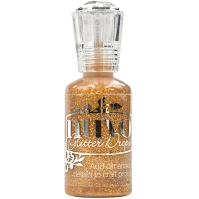 Image of Tonic Studios Nuvo Glitter Drops Golden Sunset, Other, Multicoloured, 3.4x3.6x9.8 cm