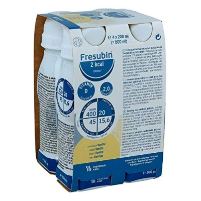 Image of Fresenius Kabi FRESUBIN 2 KCAL Drink Vanilla Water Bottle, 200 ML, 1er Pack (1 x 2.75 kg 4)