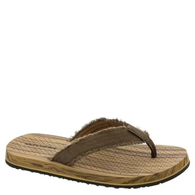 Image of Skechers Men&#039;s Tantric Sandals, Brown Canvas, 13 UK