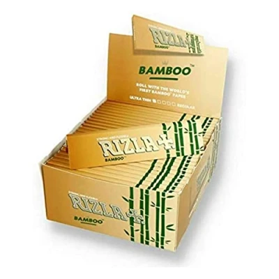 Image of Rizla King Size Bamboo Rolling Paper Full Box Of 50 Booklets