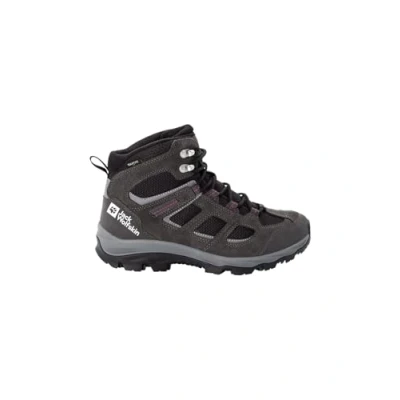 Image of Jack Wolfskin Women&#039;s VOJO 3 TEXAPORE MID W 2023 Walking Shoe, dark steel/purple, 4 UK