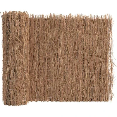Image of vidaXL Brushwood Fence 600x100 cm