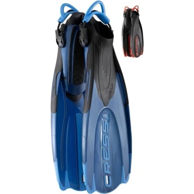 Image of Cressi Unisex Maui Fins, Black Blue, M L UK