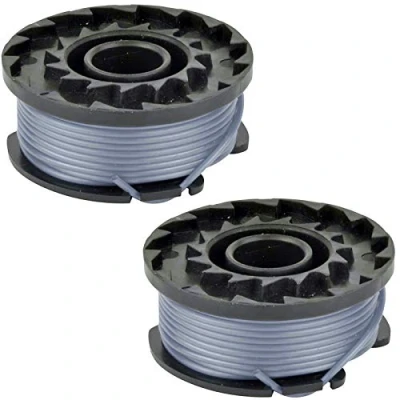 Image of SPARES2GO Spool Line Feed for Qualcast CLGT2425H/A Strimmer Trimmer (Pack of 2)
