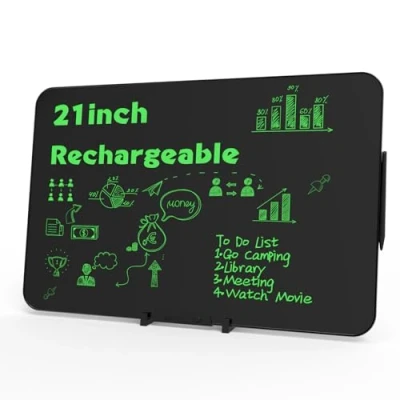 Image of NEWYES 21 Inch Hall Clear LCD Writing Tablet, Rechargeable Large Smart Handwriting Drawing Board, Eye Care Color Electronic Doodle Board for Adults
