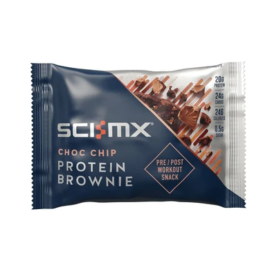 Image of Sci Mx Protein Brownie Box Chocolate Chip 65g (Pack of 12) P2830