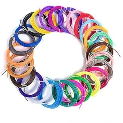 Image of DAILINK 3D Pen Filament, PLA 1.75mm, 50m, 10 Colors, Compatible with Most Pens and Printers, Printing Materials for