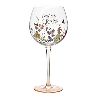 Image of Widdop The Cottage Garden Floral Gin Glass Loveliest Gran