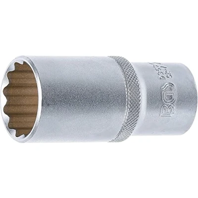 Image of BGS 9363 Socket, 12 point, deep 12.5 mm (1/2&quot;) Drive 27