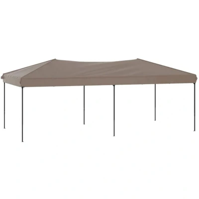 Image of vidaXL Folding Party Tent Taupe 3x6 m