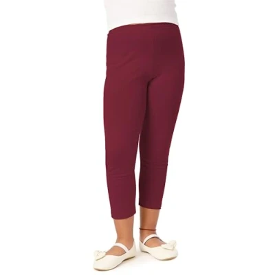 Image of Merry Style Girl&#039;s Leggings 3/4 MS10 131 (Burgundy, 4 Years)