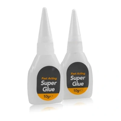 Image of 10 G Premium quality super glue extra strong bond adhesive plastic glass rubber (pack of 2)