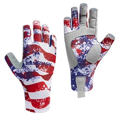 Image of Bassdash ALTIMATE Fishing Gloves Sun Protection Fingerless Hunting UPF 50+ Men’s Women’s UV