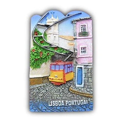 Image of Lisbon Portugal 3D Refrigerator Magnet Travel Sticker Souvenirs,Home &amp; Kitchen Decoration Fridge from China