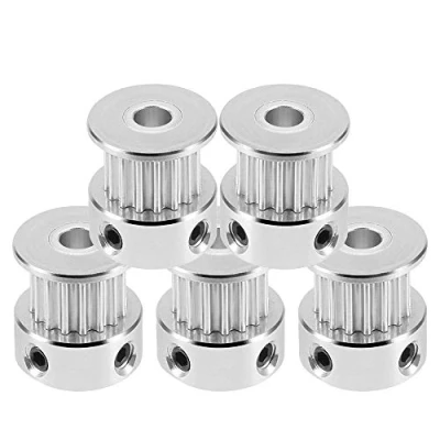 Image of Saipor GT2 Toothed Disc 16 Teeth Bore 5 mm Aluminium Pulley 3D Printer Parts for Reprap 6 Wide Timing Belt Pack of