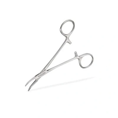 Image of TFS Angling Fishing Forceps.Lightweight Stainless Steel.Hook Remover,Unhooking.Straight or Curved 13cm/5in 20cm/8in.Metal Disgorger included (Curved)