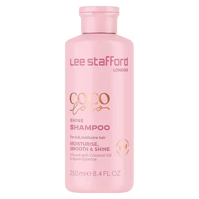 Image of Lee Stafford Shine Shampoo Coco Loco Collection Best Moisturizing for Dry, Dull Hair, High Gloss Finish, Packed with Coconut Oil &amp; Agave Essence, 250 ml
