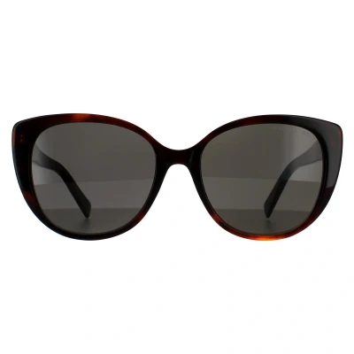 Image of MARC Jacobs Woman 421/S DXH/IR Sunglasses Acetate Havana Grey Butterfly