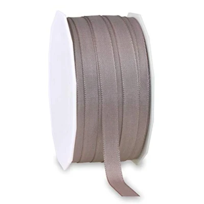Image of Präsent Europa Taffeta Ribbon Sandstone 10 mm Width, 50 m Length