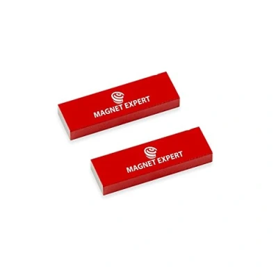 Image of 2 Alnico Rectangular Bar Magnets for Science, Education, Experiments, Students, and Teachers 12.5mm x 5mm 40mm 0.6kg Pull