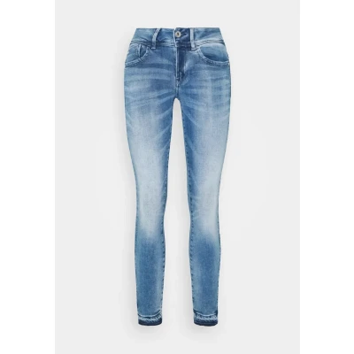 Image of G Star LYNN MID Skinny RP Ankle WMN Jeans Fit, Women&#039;s, Size: 25x34, Sun faded azurite