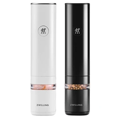 Image of Zwilling Enfinigy 2 Piece Electric Spice Mill Set, Black &amp; White