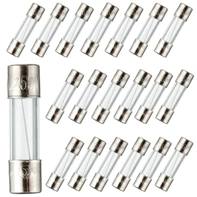 Image of BOJACK F5AL250V 5x20mm 5A 250V Fast Blow Fuses 5 Amp 250 Volt 0.2 x 0.78 Inch Glass Tube Fuses(Pack of 20 Pcs)