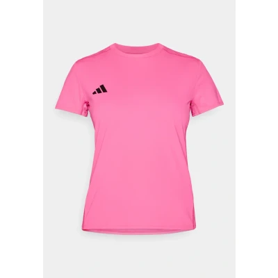 Image of adidas Performance Adizero TEE Sports Tshirt, Women&#039;s, Size: Large, Lucid pink