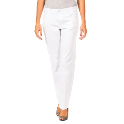 Image of Gaastra Womens Long waterproof trousers with straight cut 31694110 woman White Cotton Size 30 (Waist)