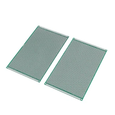 Image of DollaTek 2PCS (9 x 15cm) PCB Board Universal Double Sided Prototyping Breadboard Panel Circuit for DIY Soldering