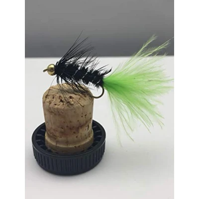 Image of BestCity Fly Fishing Trout Flies PRIME GOLD BEADHEAD TADPOLE VIVA LURES pack of 10 size