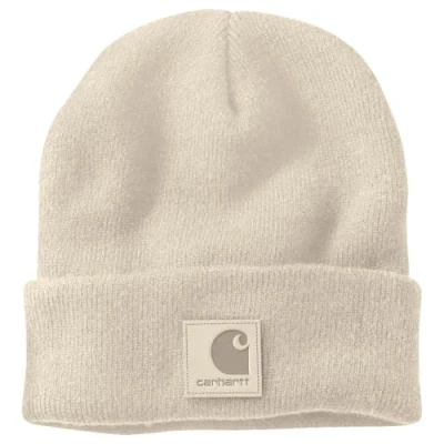 Image of Carhartt Knit Beanie Hat, White, One Size